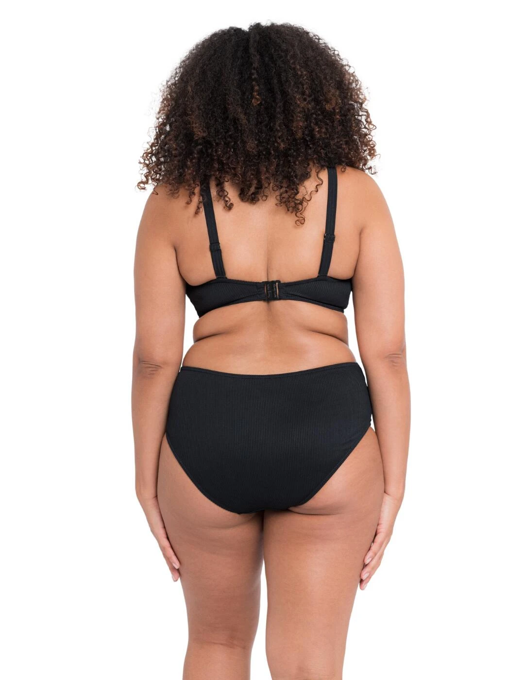 CS024308 Curvy Kate Twist & Shout Plunge Bikini Top - CS024308 Black - Image 6
