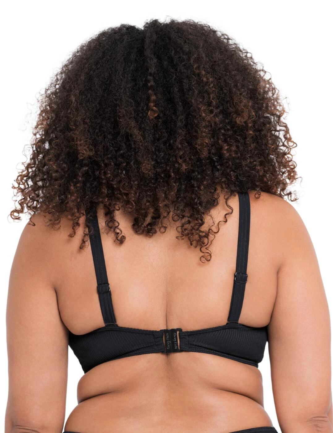 CS024308 Curvy Kate Twist & Shout Plunge Bikini Top - CS024308 Black