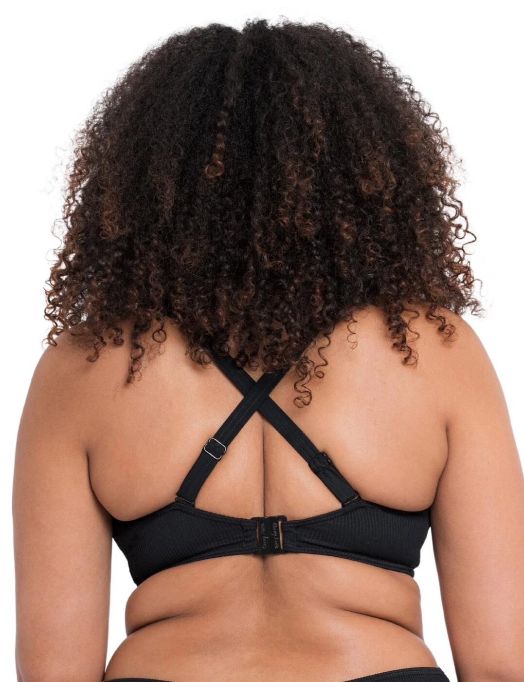 CS024308 Curvy Kate Twist & Shout Plunge Bikini Top - CS024308 Black - Image 2