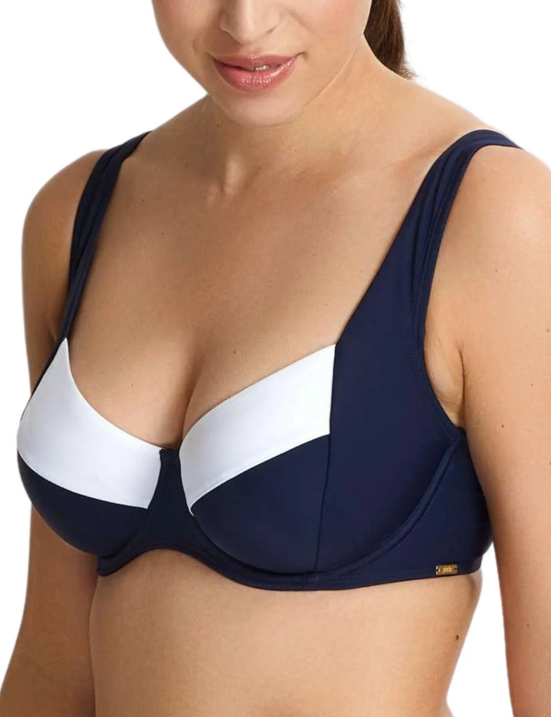 SW1352 Panache Catarina Bikini Top - SW1352 Midnight/White - Image 2