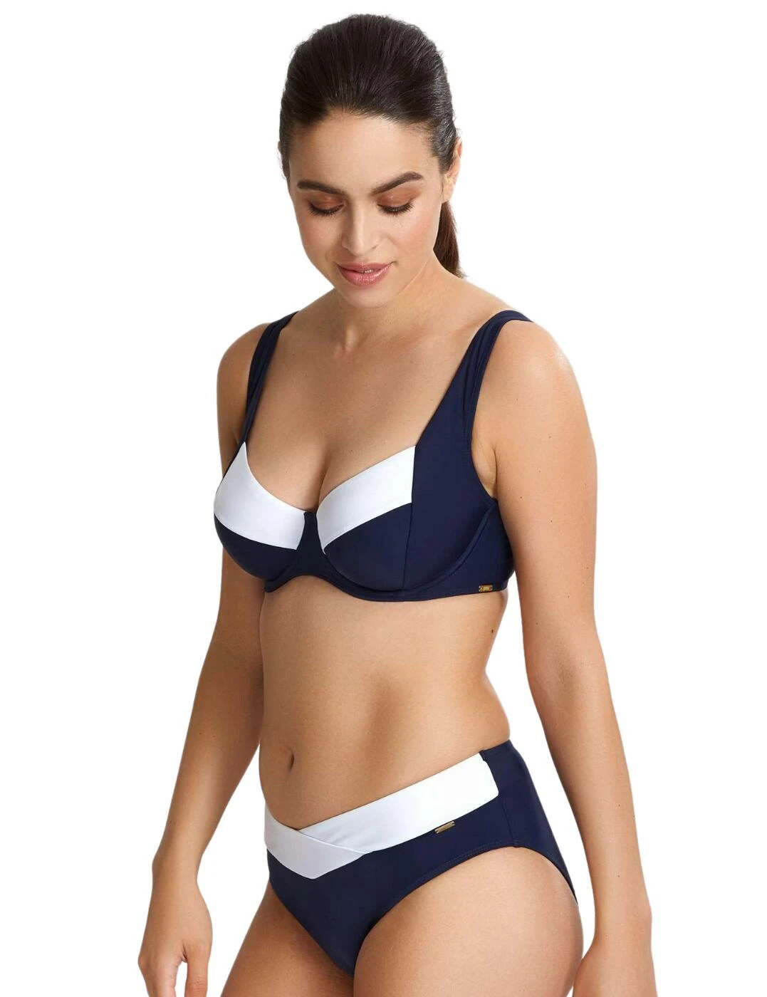 SW1352 Panache Catarina Bikini Top - SW1352 Midnight/White - Image 4