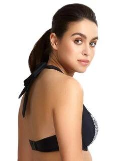 SW1395 Panache Samara Halterneck Bikini Top - SW1395 Black/White