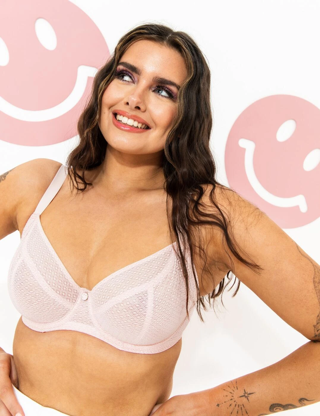 CK055100 Curvy Kate Happy Boobs Balcony Bra - CK055100 Soft Pink - Image 4