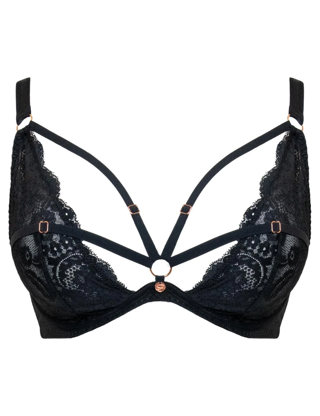 ST028118 Scantilly By Curvy Kate Embrace Deep Plunge Bra - ST028118 Black - Image 2