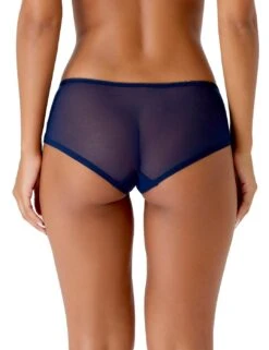 7714 Gossard Superboost Lace Short Brief - 7714 Midnight Blue/Gold
