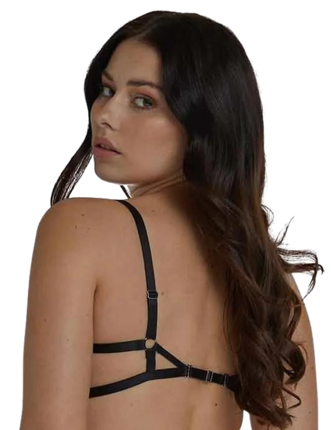 Playful Promises WWL952 Wolf & Whistle Penny Cut Out Bra - WWL952 Black