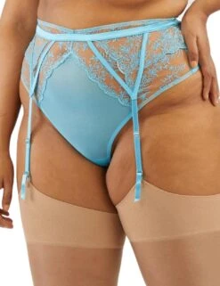 PPSB3212 Playful Promises Cassia Suspender Belt - PPSB3212 Blue