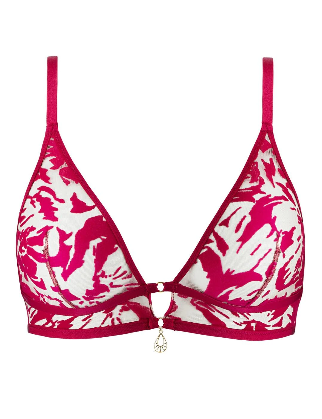 LL10 Aubade Wild Vibration Triangle Bra - LL10 Hot Pink - Image 2