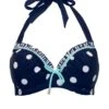 28200 Pour Moi Beach House Halterneck Bikini Top - 28200 Navy/White/Aqua