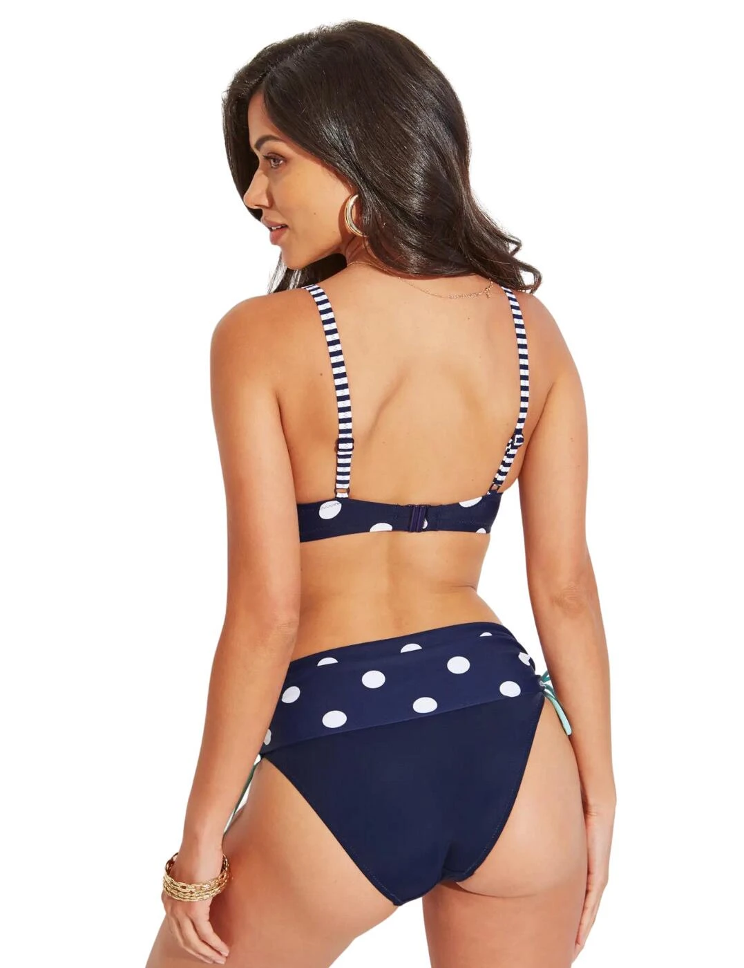 28202 Pour Moi Beach House Bikini Top - 28202 Navy/White/Aqua - Image 5