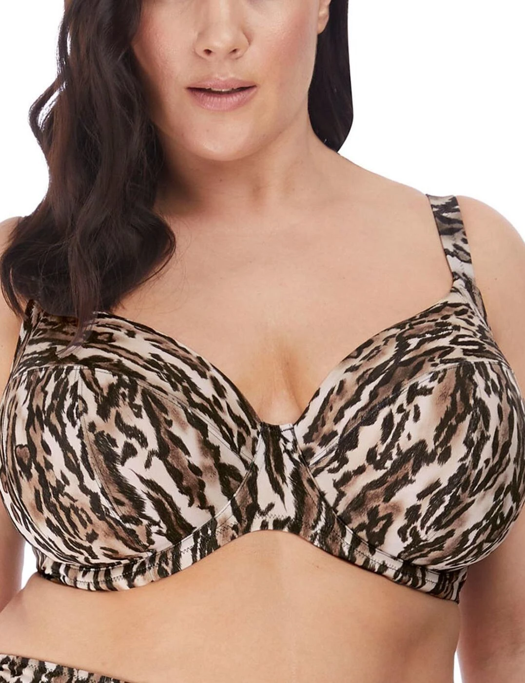 7202 Elomi Fierce Full Cup Bikini Top - 7202 Black - Image 3