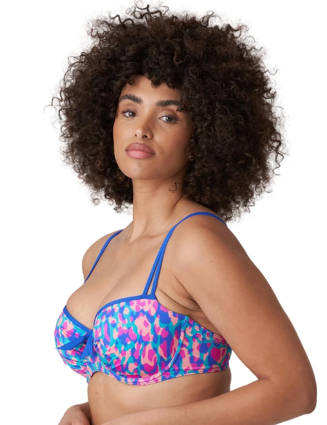 4010616 Prima Donna Swim Karpen Padded Balcony Bikini Top - 4010616 Electric Blue - Image 3