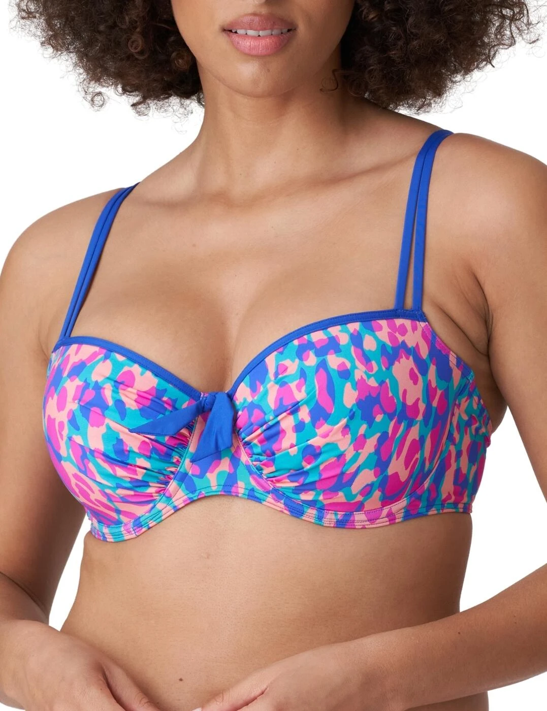 4010616 Prima Donna Swim Karpen Padded Balcony Bikini Top - 4010616 Electric Blue - Image 6