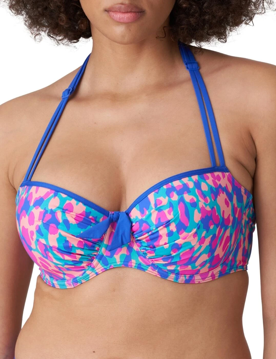 4010616 Prima Donna Swim Karpen Padded Balcony Bikini Top - 4010616 Electric Blue - Image 7