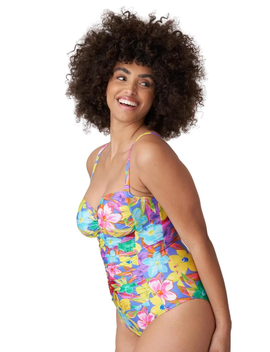 4010730 Prima Donna Swim Full Cup Control Swimsuit - 4010730 Blue Bloom - Image 3