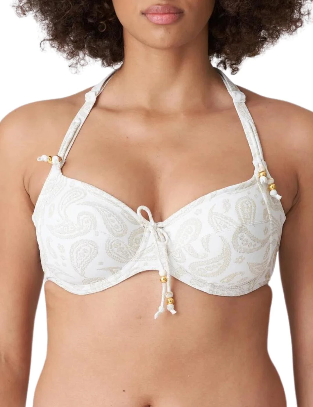 4010210 Prima Donna Swim Sidari Full Cup Bikini Top - 4010210 White Yacht - Image 6