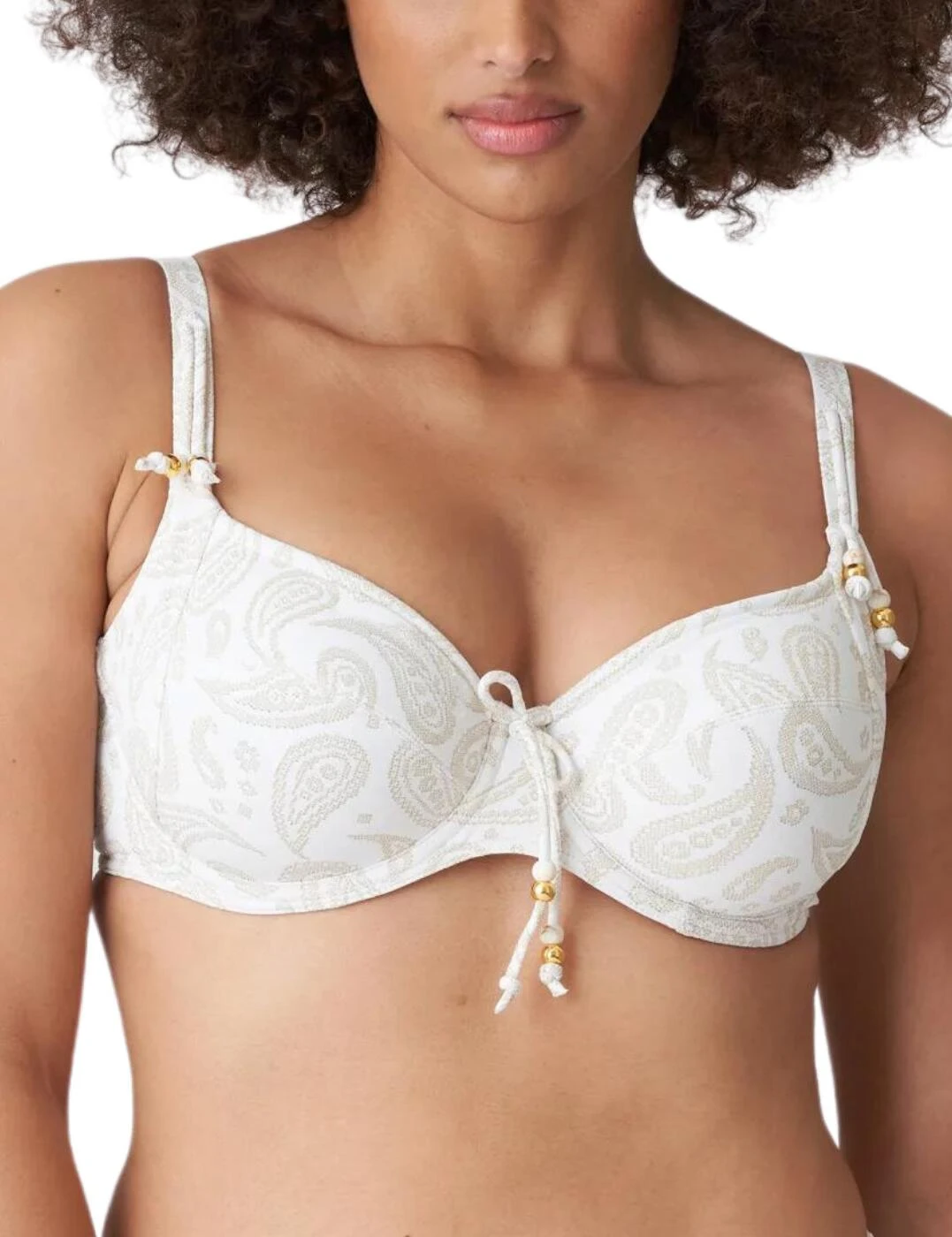 4010210 Prima Donna Swim Sidari Full Cup Bikini Top - 4010210 White Yacht - Image 7