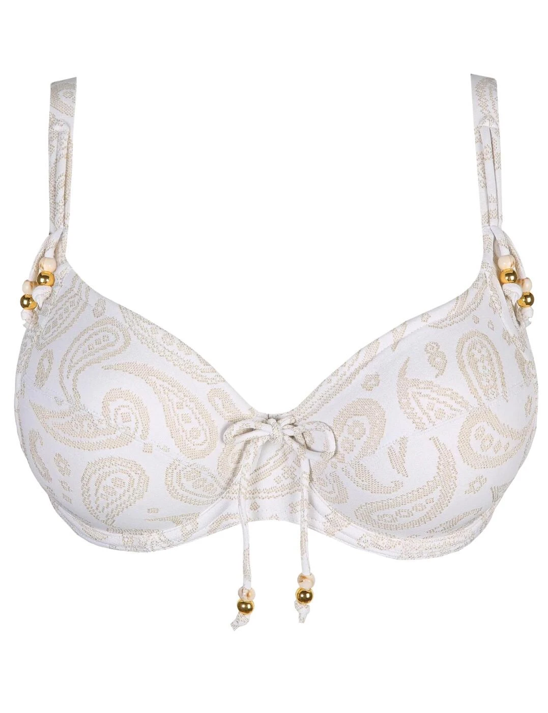 4010210 Prima Donna Swim Sidari Full Cup Bikini Top - 4010210 White Yacht - Image 4