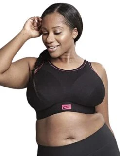S1149 Royce Impact Free Sports Bra - S1149 Black