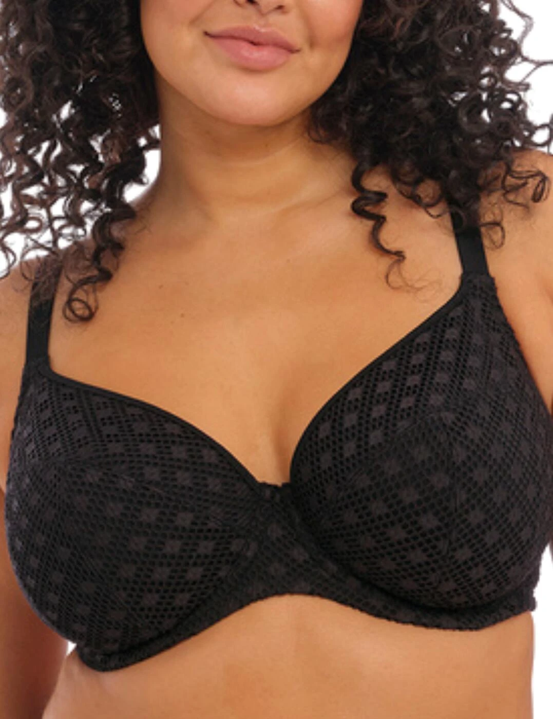 800602 Elomi Bazaruto Underwired Plunge Bikini Top - 800602 Black - Image 3