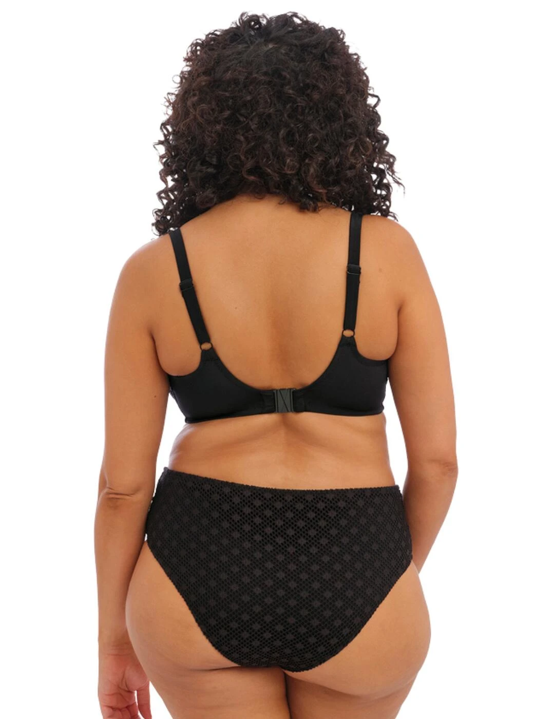 800602 Elomi Bazaruto Underwired Plunge Bikini Top - 800602 Black - Image 5