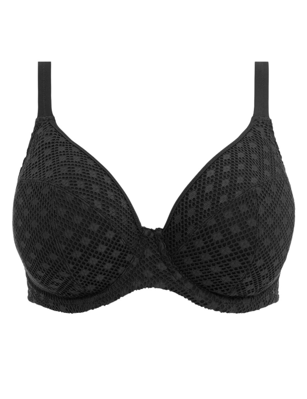 800602 Elomi Bazaruto Underwired Plunge Bikini Top - 800602 Black - Image 2