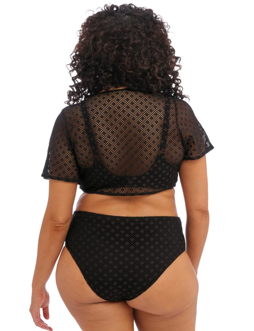 800696 Elomi Bazaruto Beach Cover Up - 800696 Black - Image 4