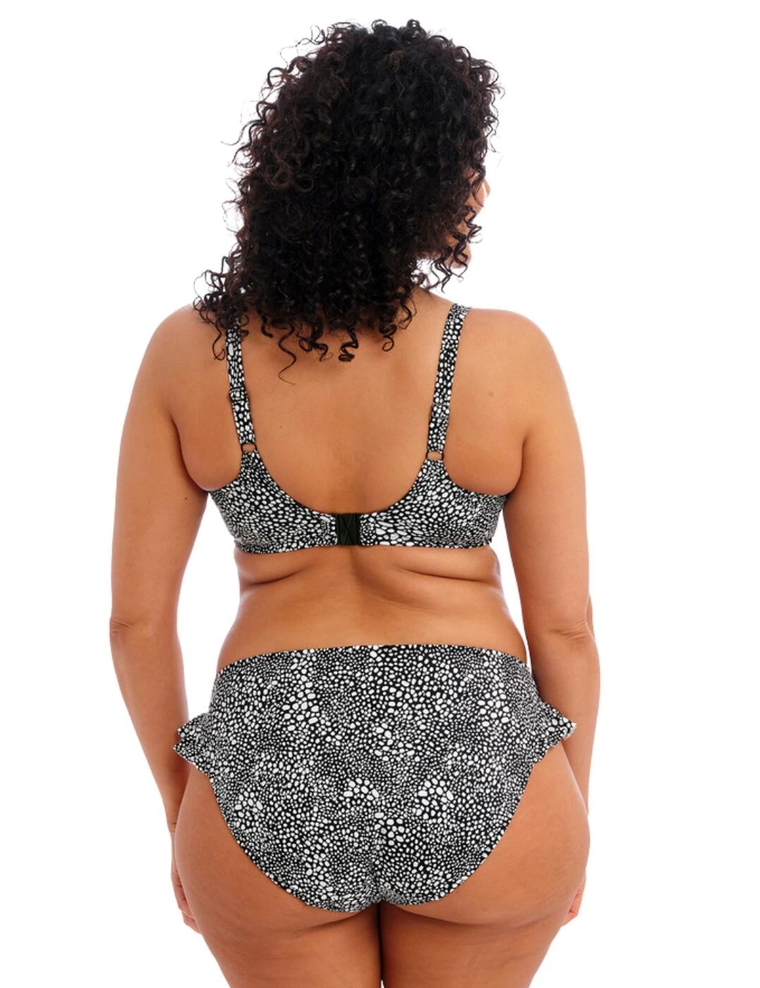 801102 Elomi Pebble Cove Plunge Bikini Top - 801102 Black - Image 5