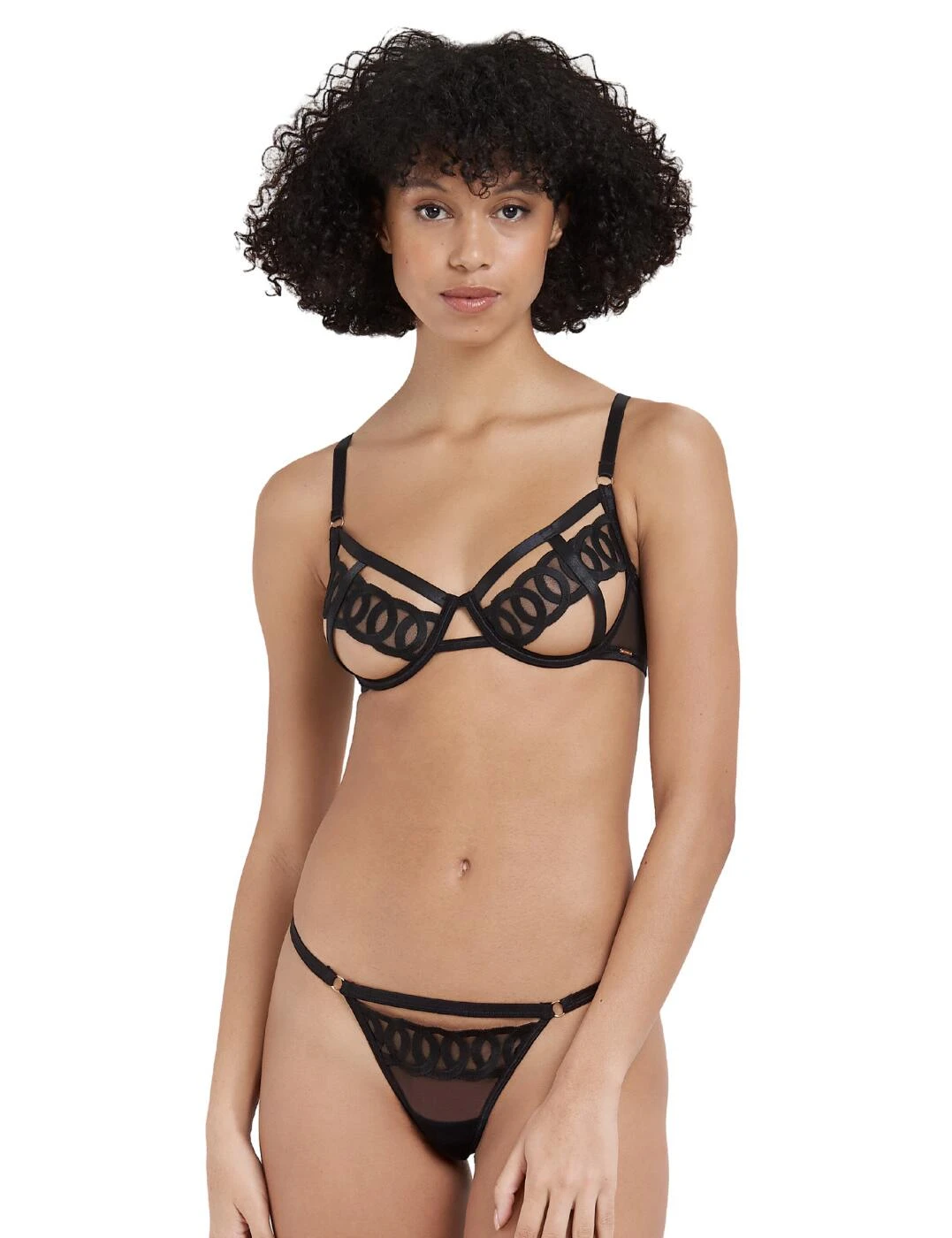 41220 Bluebella Juliette Cut Out Bra - 41220 Black - Image 4