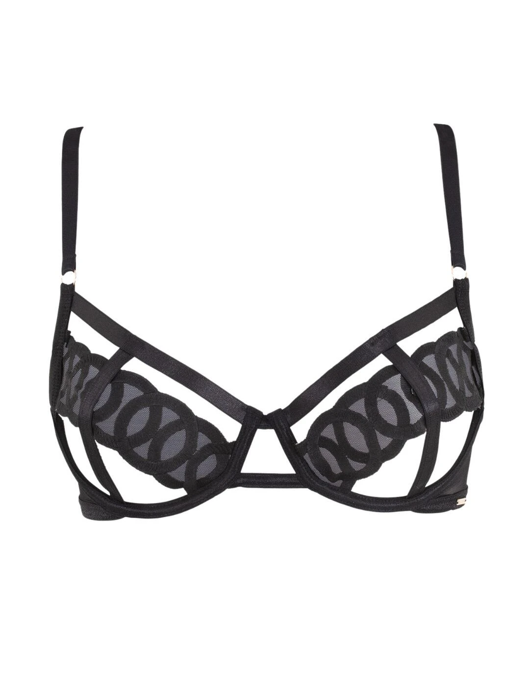 41220 Bluebella Juliette Cut Out Bra - 41220 Black - Image 2