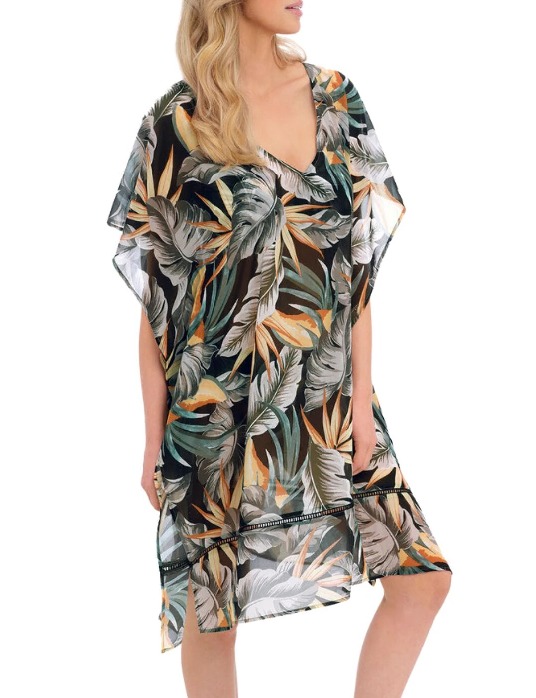 501694 Fantasie Bamboo Grove Kaftan - 501694 Jet - Image 3