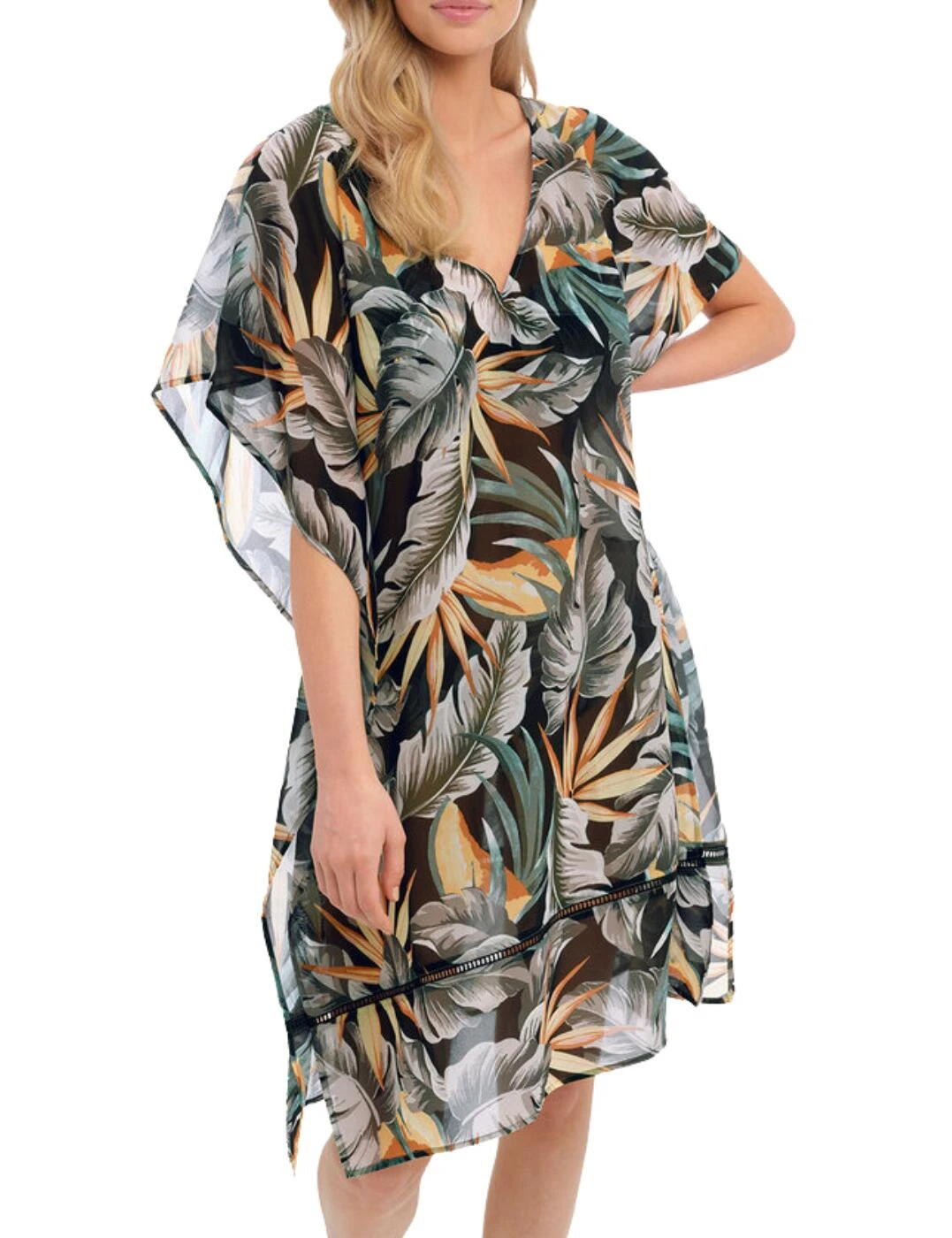 501694 Fantasie Bamboo Grove Kaftan - 501694 Jet - Image 2
