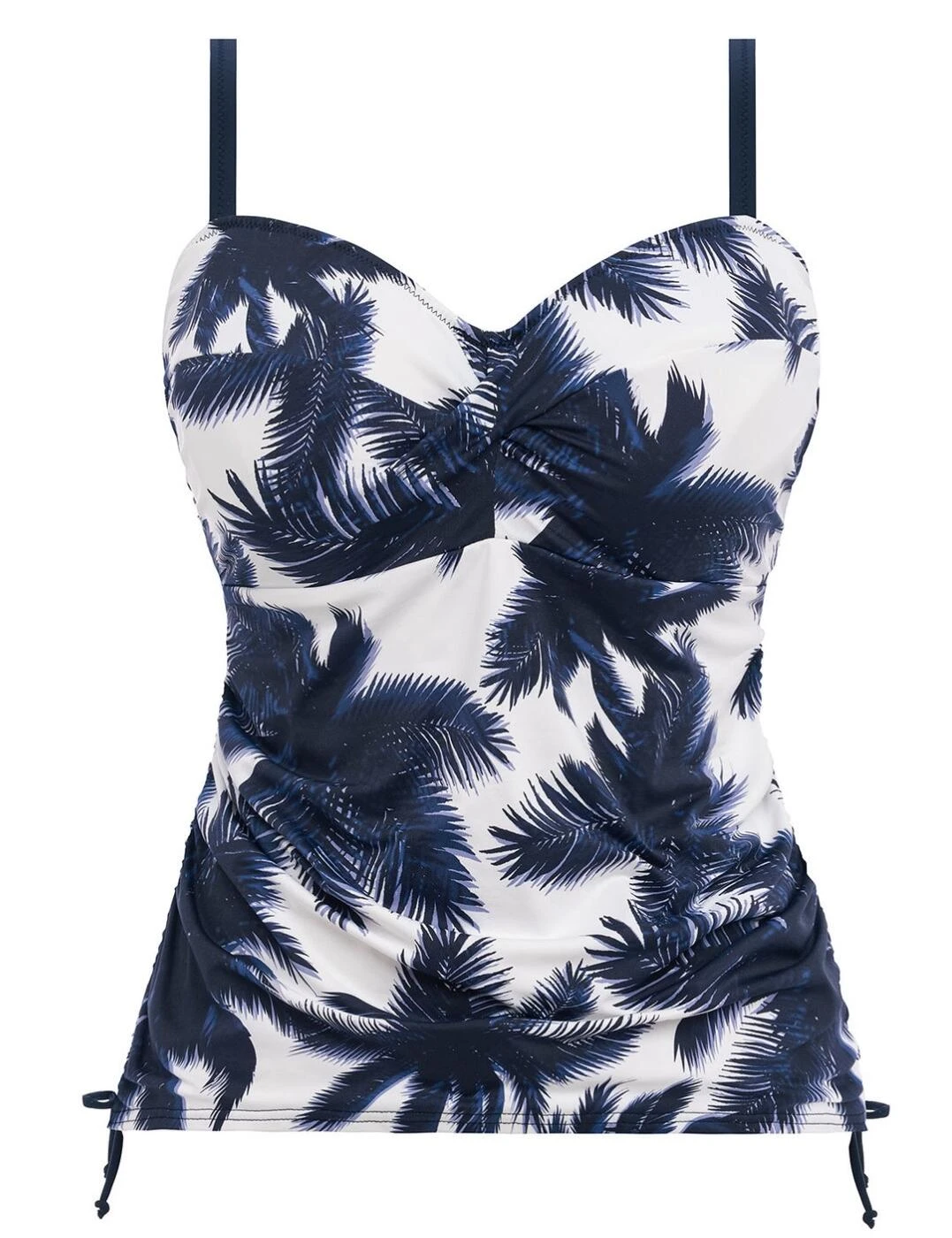 502354 Fantasie Carmelita Avenue Underwired Tankini Top - 502354 French Navy - Image 3