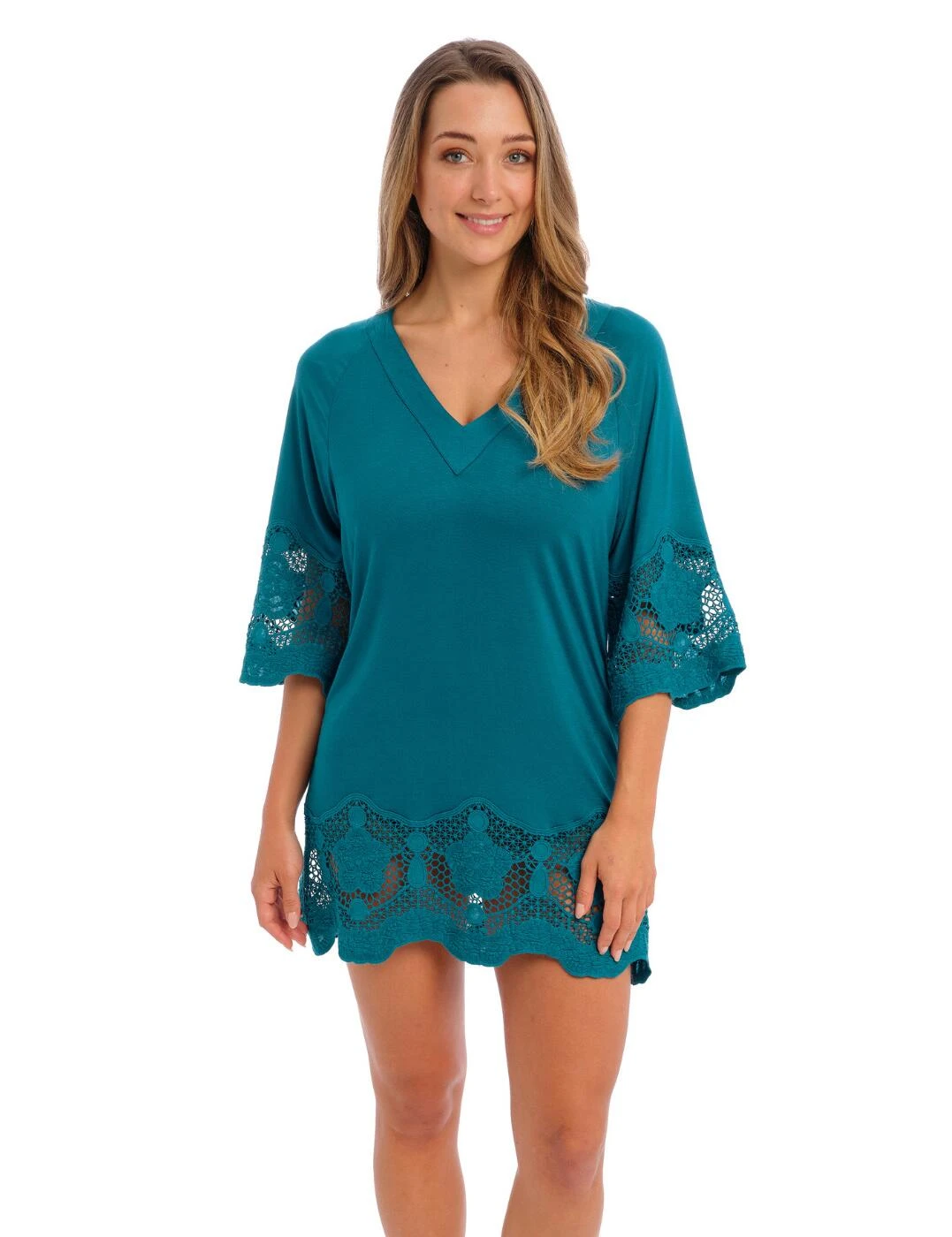 6364 Fantasie Dione Tunic Kaftan - 6364 Petrol - Image 5