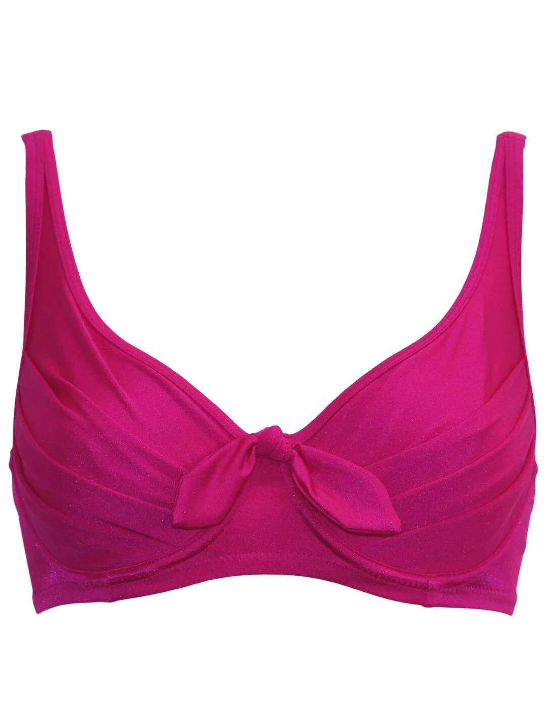 1134 Pour Moi Azure Plunge Bikini Top - 1134 Pink - Image 2
