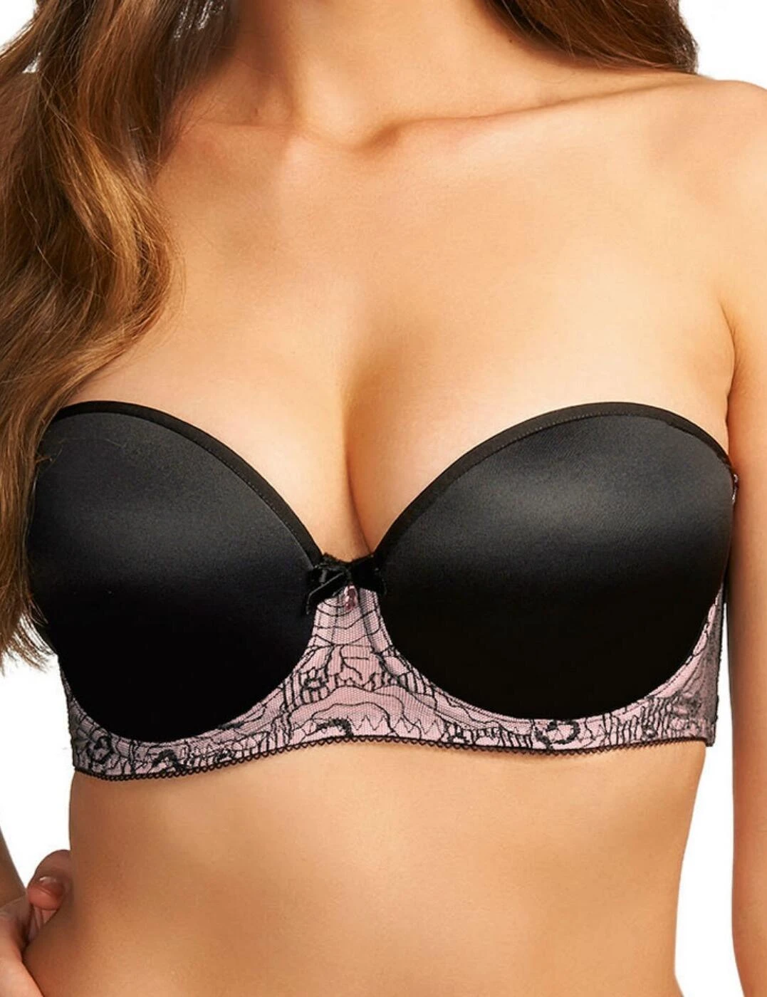 1773 Freya Deco Darling Strapless Bra - 1773 Noir