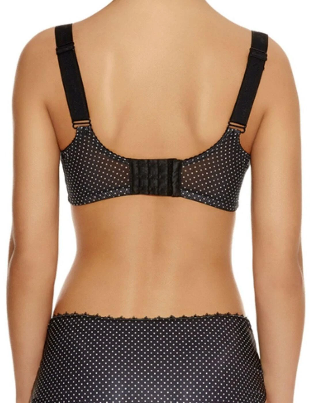 2034 Freya Dotty Soft Cup Nursing Bra - 2034 Black - Image 3