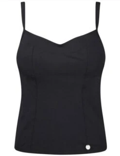 SW0501 Panache Anna Tankini Top - SW0501 Black