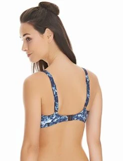 4478 Freya Storm Plunge Bikini Top Midnight - 4478 Bikini Top